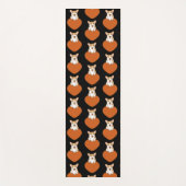 かわいいコーギパピードッグ ヨガマット (正面)