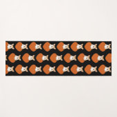 かわいいコーギパピードッグ ヨガマット (正面(横))