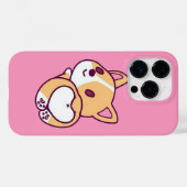 かわいいコーギパピーラブ Case-Mate iPhoneケース (裏面 (横))