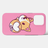 かわいいコーギパピーラブ Case-Mate iPhoneケース (裏面 (横))