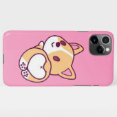 かわいいコーギパピーラブ iPhoneケース (裏面横)