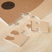 かわいいコーギパーソナライズされた犬 ジグソーパズル (側面)