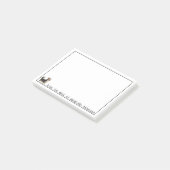 かわいいコーギーのメモ ポストイット (アングル)