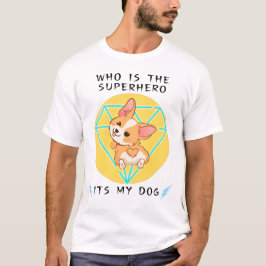かわいいコーギーの子犬のダイヤモンドの美意識の可愛い犬の愛 Tシャツ