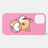 かわいいコーギーの子犬愛 Case-Mate iPhoneケース (裏面 (横))