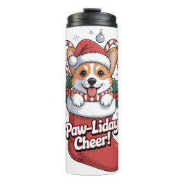かわいいコーギークリスマスマグカップ – パウリデイ チア コーヒー タンブラー