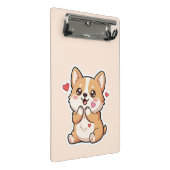 かわいいコーギー仔犬ミニクリップボード ミニクリップボード (アングル)