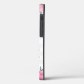 かわいいコーギー犬フラワーリース青い蝶カスタム Case-Mate iPhoneケース (裏面 / 左)