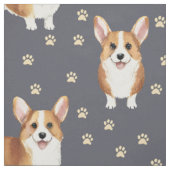 かわいいコーギー犬 ファブリック (見本)