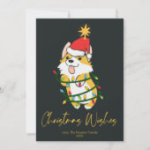 かわいいコーギー ツリー クリスマス フラット (正面)