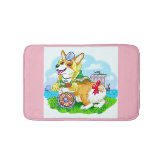 かわいいコーギー・ペンブローク - バスマット / ペット