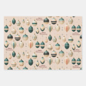 かわいいコージーお洒落スカンジナビア ラッピングペーパーシート (正面2)