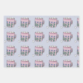 かわいいコージーホットチョコレートマグ ラッピングペーパーシート (正面3)