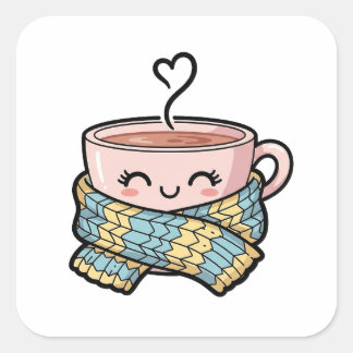 かわいいコーヒーで快適なひととき スクエアシール