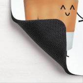 かわいいコーヒーとドーナツ完全なカップル マウスパッド (コーナー)