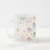 かわいいコーヒーカップ柄 カワイイ マグカップ (左)