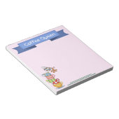 かわいいコーヒーカップ ノートパッド (アングル)