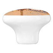 かわいいコーヒーキッチンデッキ セラミックノブ (側面)