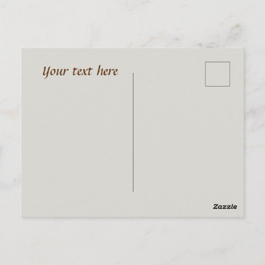 かわいいコーヒーショップやベンダー感謝していあなた ポストカード (裏面)