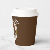 かわいいコーヒータイムバーパーティー好き 紙コップ (左)