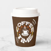 かわいいコーヒータイムバーパーティー好き 紙コップ (正面)