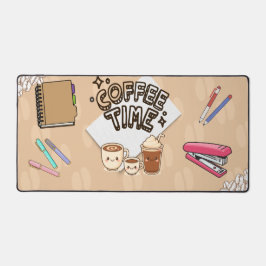かわいいコーヒータイム オフィス文房具 マウスパッド デスクマット