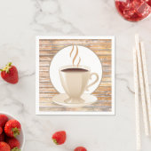 かわいいコーヒーバー紙 スタンダードカクテルナプキン (インサイチュ)