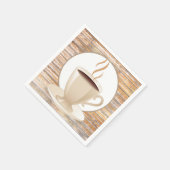 かわいいコーヒーバー紙 スタンダードカクテルナプキン (角)