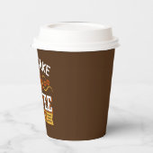 かわいいコーヒーブレイクワードアートバーパーティー 紙コップ (左)