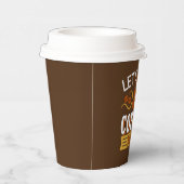 かわいいコーヒーブレイクワードアートバーパーティー 紙コップ (右)