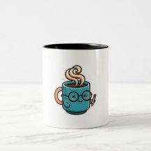 かわいいコーヒーマグのグラスシール