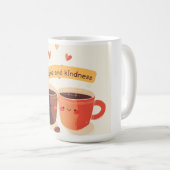 かわいいコーヒーマグ – カフェイン&やさしさ コーヒーマグカップ (正面右)