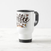 かわいいコーヒーマグ トラベルマグ (正面右)