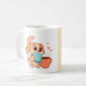 かわいいコーヒーマグfor愛犬家» コーヒーマグカップ (正面左)