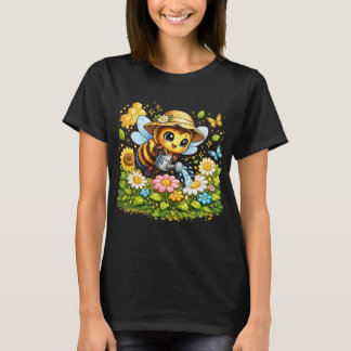 かわいいコーヒー探検ひよこレディースTシャツ | Kawai Tシャツ