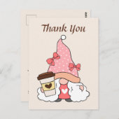 かわいいコーヒー格言追加文字感謝していyou ポストカード (正面/裏面)
