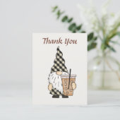 かわいいコーヒー格言追加文字 ポストカード (スタンド正面)