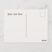 かわいいコーヒー格言追加文字 ポストカード (裏面)