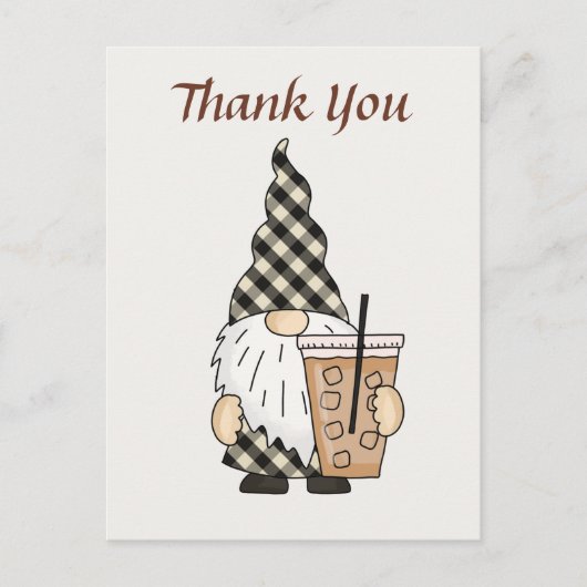 かわいいコーヒー格言追加文字 ポストカード (正面)