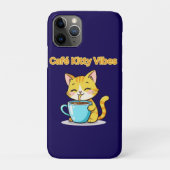 **かわいいコーヒー猫 – 愛らしい猫のコーヒータイム** Case-Mate iPhoneケース (裏)