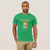 **かわいいコーヒー猫 – 愛らしい猫のコーヒータイム** Tシャツ (正面フル)