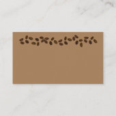 かわいいコーヒー豆ショップパンチ 名刺 (裏面)