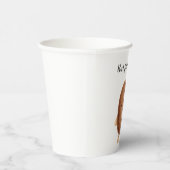 かわいいコーヒー豆 でもまずはコーヒーから 紙コップ (右)