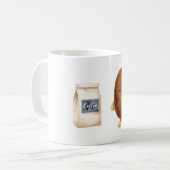 かわいいコーヒー豆 コーヒーマグカップ (正面左)