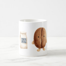 かわいいコーヒー豆 コーヒーマグカップ
