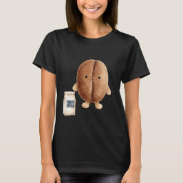 かわいいコーヒー豆 Tシャツ