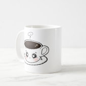 かわいいコーヒー – かわいい コーヒーマグカップ (正面左)