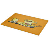 かわいいコーヒー カッティングボード (角)