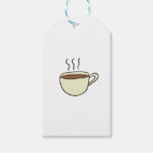 かわいいコーヒー ギフトタグ (正面)