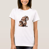 かわいいコーヒー・ノームTシャツ(女性用) Tシャツ (正面)